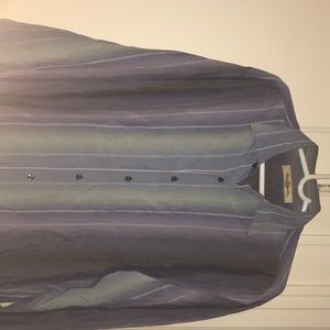 Tommy Bahama button down multicolored 100% tencil